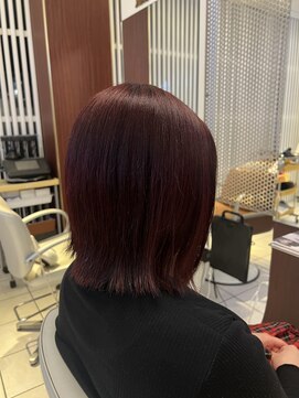 ゴッド ヘアーアンドメイク 高崎西口店(GOD Hair & Make) ワインレッド