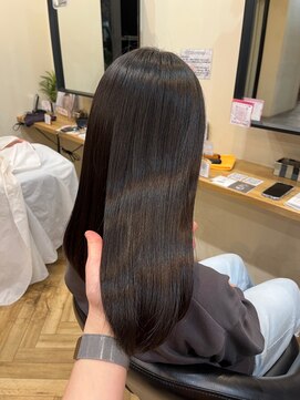 アルター(aL ter) 艶髪縮毛矯正［暗めカラー/グランマッシュ/デザイン］長野歌穂