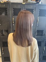 アチーブティルスマートサロン 豊川末広通店(achieve till Smart Salon)&nbsp;ブリーチなしの透け感たっぷりベージュカラー