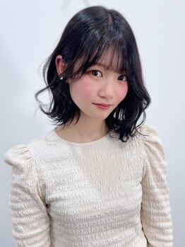 【全席完全個室】お手頃価格で可愛く、キレイになれる☆顔回りのカットは〔.6 -ROGU- neon〕にお任せ＊