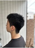 MEN’S HAIR/サーフカール/刈り上げセンターパート/船橋