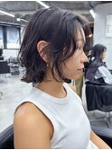 ★ココアベージュ/オリーブグレー/小顔/黒髪/クラゲヘアー/原宿