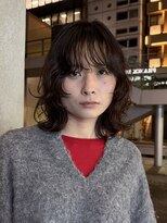 ピークアブー アヴェダ ギンザシックス(PEEK-A-BOO AVEDA GINZASIX) ミディアム/ニュアンスパーマ/顔まわりレイヤー