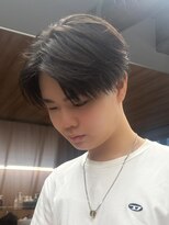 エルマーク 京都駅前(L-MARK)&nbsp;センターパート/ニュアンスパーマ/ダウンパーマ/men's