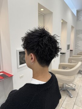 ロンド ラマ 岐阜(Lond bla-ma) スパイキーショート×無造作ピンパーマ【Lond伊藤メンズ】