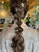 パルムヘアー(Palm hair) ポニー編みおろし
