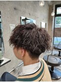 【束感マッシュパーマ】波打ちツイストスパイラルパーマ！坂森