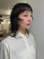 トーカ(tohka)&nbsp;レイヤーパーマウルフヘアマレットヘアボブレイヤー