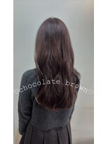 オーガスト ヘア ネイル(AUGUST hair nail) チョコレートブラウン/ブリーチなし/横浜/透明感カラー