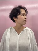 マッシュショート/ソフトパーマ