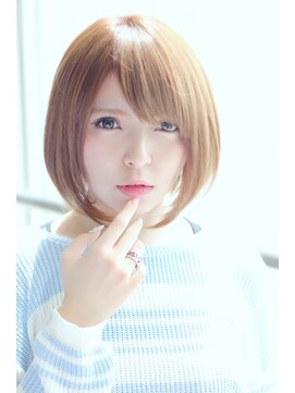 ナイン(hair produce NINE) ナチュラルツヤ髪ボブ