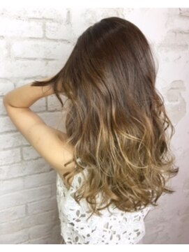 プライズ アイリス 池袋東口店(prize Iris) ベージュグラデーションカラー/グレージュ　池袋misaki