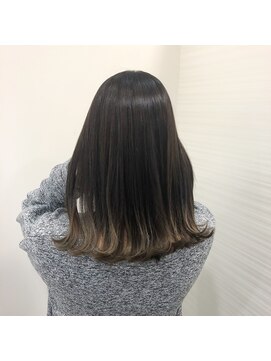 デザイン フォー ヘアー グランツ プロデュース バイ ヒス(Design for hair GRAnt'z) ミルクティー裾カラー