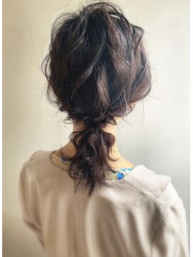 エル セルカ 高田馬場(el CERCA) 大人可愛いゆるふわポニーテール【el CERCA高田馬場】