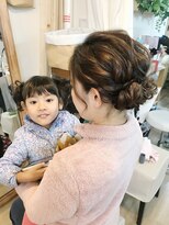 ロカット サロン(Roquat Salon)&nbsp;キッズも親子ヘアセット【ヘアセット　立川/立川南/八王子/袴】
