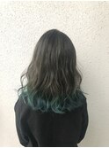 シークレットグラデーションくすみカラー/ケアブリーチ/10代20代