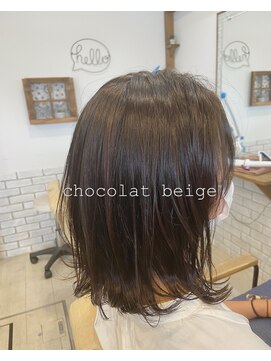 ミルク(MILK) ＊chocolat beige×外ハネボブ＊