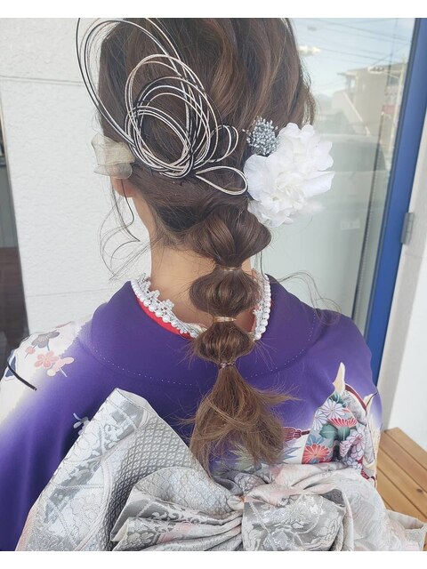 振袖ヘアアレンジ☆