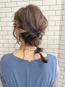 リール(THE RIRE.) ＊THE  RIRE. 編みおろし風ポニーテールアレンジ＊