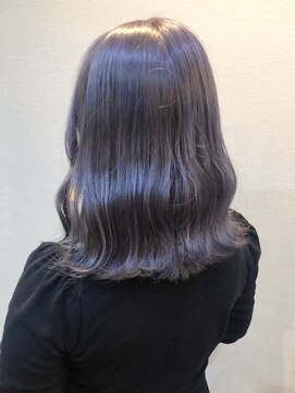 ヘアーデザイン アズール(Hair Design Azur) 【Azur】White purple × blond