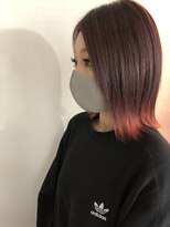 リジョイスヘア(REJOICE hair)&nbsp;【REJOICE hair】インナーテール！ベリーピンク　担当mido