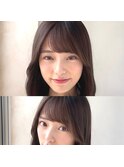 20代30代40代◎エギョモリ2wayバング小顔矯正立体カット