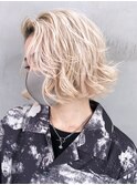 ホワイトベージュ_チェリーブラウンフェミニンロング_ba322222