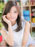 大人かわいいダークアッシュ流れるレイヤーc5大宮20代30代40代