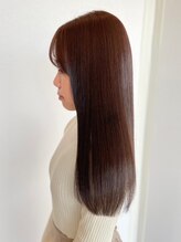 ヘアメイク ミチ 富田店(HAIRMAKE MICHI) 【MICHI 富田店　古作蓮】艶感　ストレート　髪質改善