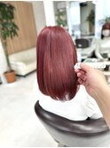 桜に負けないレッドカラー