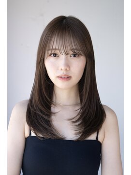 エインアンリー 明治神宮前(AIN.ANLY.) レイヤーカット/顔まわりレイヤー/顔まわりカット/前髪カット