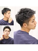 短め武田ツイスパアップバングツイストスパイラルショート理容室