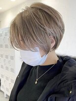 エリマ 武蔵小杉(elima) 大人ショートボブヘア切りっぱなしボブ丸みショートヘア30代★