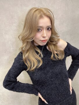 サニー 渋谷(SUNNY) ハイトーン、ハイライト、ミルクティーベージュ、レイヤーカット