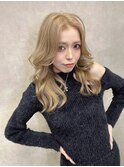 ハイトーン、ハイライト、ミルクティーベージュ、レイヤーカット