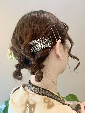 紡 #広島ヘアセット