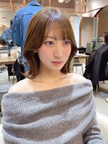 ロンド エスポワール 錦糸町(Lond espoir)&nbsp;黒髪ネビージュ小顔ボブルフレイヤー顔まわり