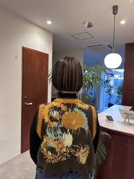 デン(den) ワンメイクカラーで作るアンブレラカラー