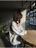 大人外国人風ミディアムレイヤー：Kaede Kotaki