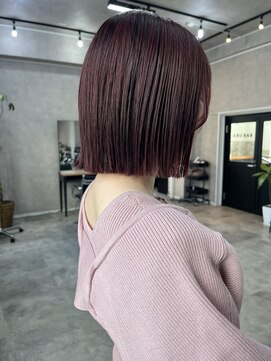 サクラ 岐阜(SAKURA) 岐阜市美容院　切りっぱなしの髪質改善カラー