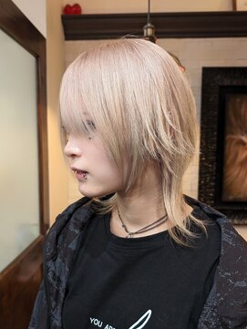 ボアップ 松山店(boappu) #ウルフカット#ハイトーン#ヘアカラー#