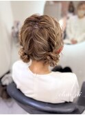 ツインお団子【クランソア】ヘアメ/ヘアセット/心斎橋