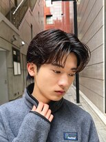 ガーデン 銀座(GARDEN)&nbsp;艶センターパートスペインカールブルーブラックフェザーパーマ