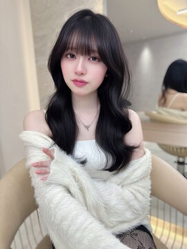 ロンドガーネット 池袋(Lond garnet) 髪質改善縮毛矯正レイヤーカット顔周り前髪韓国ミニウルフ/池袋