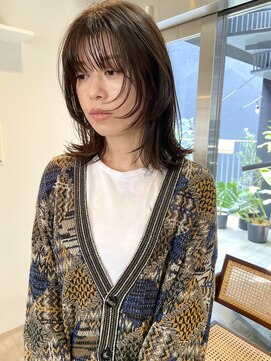 パープル(PURPLE) レイヤーカット/ウルフカット/フェイスレイヤー