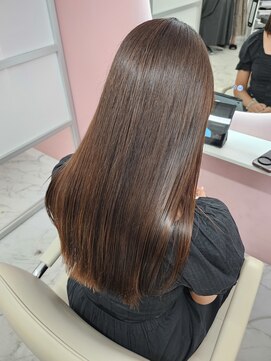 ビンナ(BINNA) ブリーチ履歴有り艶々酸性縮毛矯正