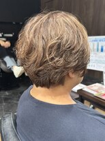 ハピネス クローバー 八木店(Happiness CLOVER)&nbsp;くびれショート　アッシュベージュ　ベージュブラウン　八木