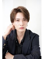 オーシャントーキョー 心斎橋(OCEAN TOKYO WEST)&nbsp;シースルーセンターパートツーブロックラウンドマッシュウルフ