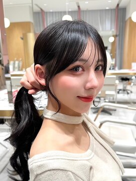 アマトウキョウ アユンチェ(AMA TOKYO×AYUNCHE) 韓国スタイル/ナチュラルくびれへア_くびれ巻き_レイヤーカット