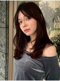 ハイライトバレイヤージュダブルカラーケアブリーチ20代30代